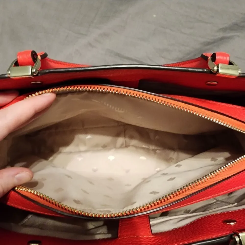 kate spade bright red